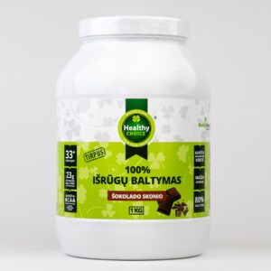 Healthy Choice 100% išrūgų baltymai šokolado skonio, 1kg