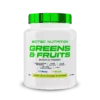 Scitec Greens & Fruits (žalumynų mišinys) 600 g.