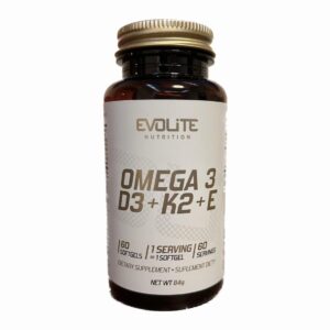 EvoLite Omega 3 + D3 + K2 + E  60 kaps.