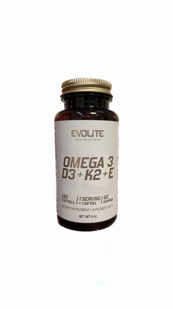 EvoLite Omega 3 + D3 + K2 + E  60 kaps.