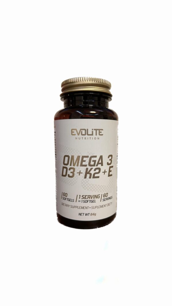 EvoLite Omega 3 + D3 + K2 + E 60 kaps.