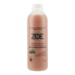ZOE fermentuotas avižų gėrimo koncentratas su juodaisiais serbentais 0.75 l.