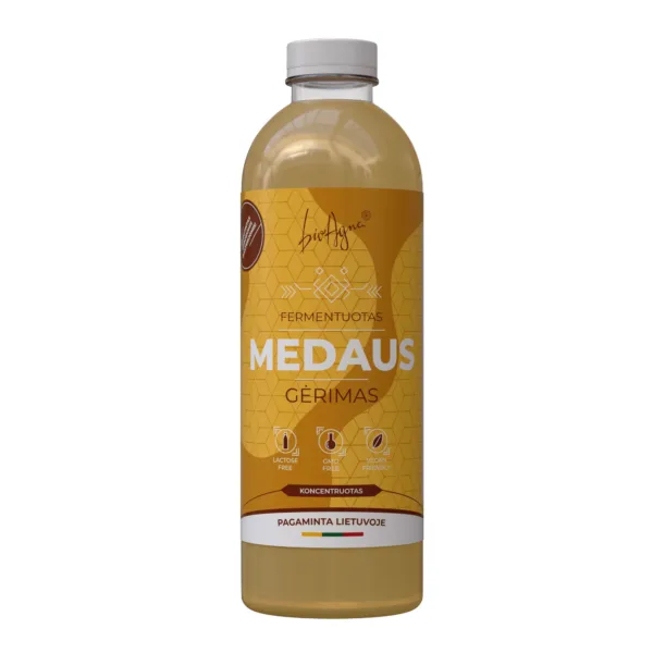 BioAgna Fermentuotas Medaus Gėrimas 750 ml.