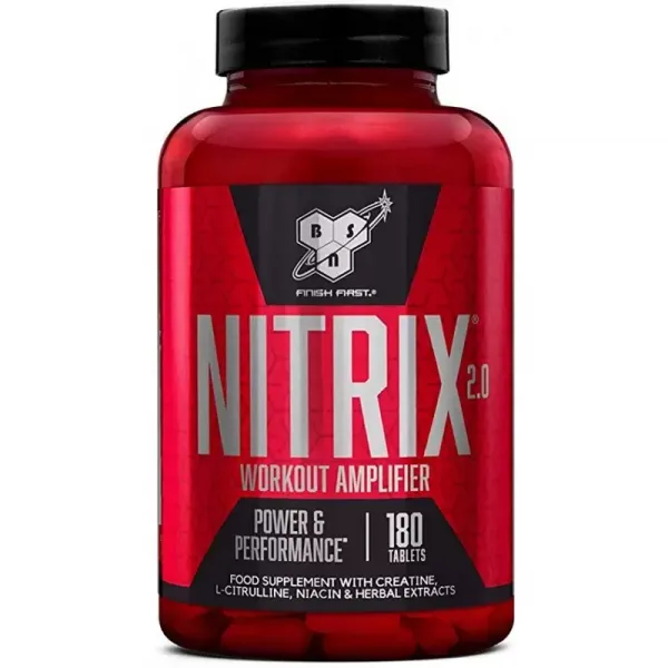 BSN NITRIX 2.0 180 kaps. Galioja iki 2025-04-30