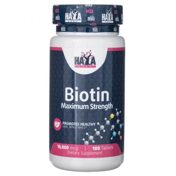 Haya Labs Biotin 100 tabl.