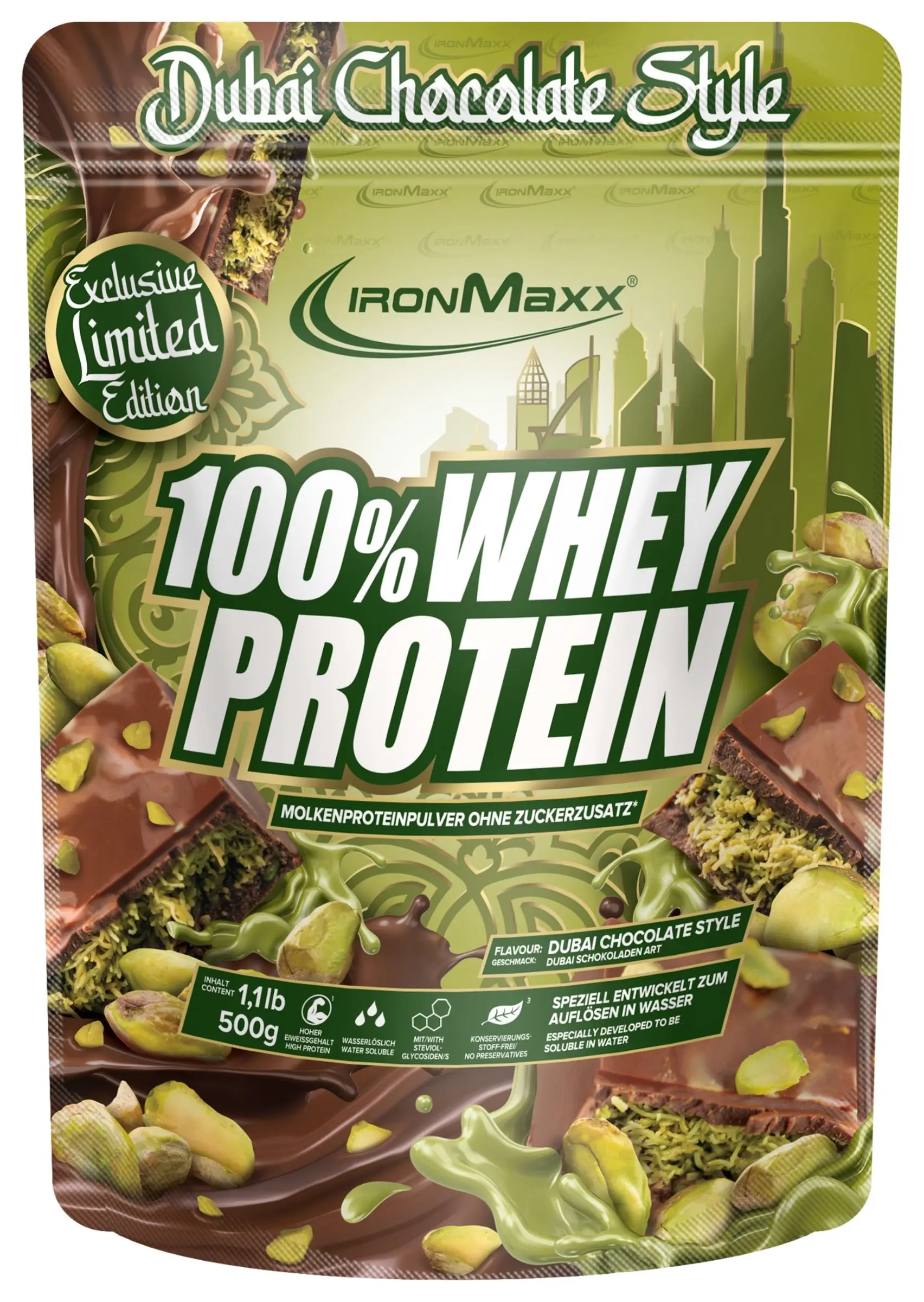 IronMaxx 100% Whey Protein 500 g.
