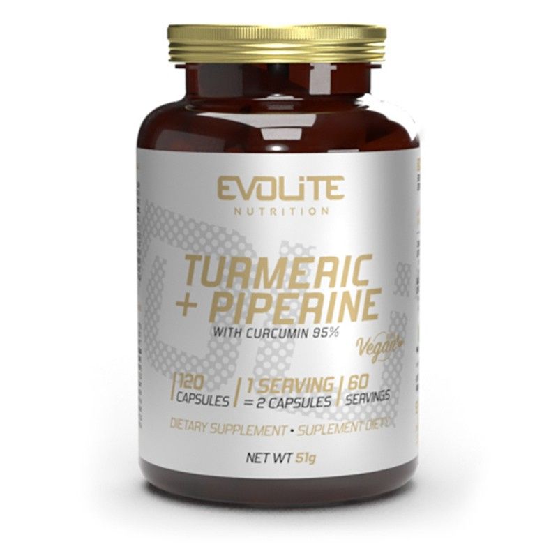 EvoLite Turmeric+Piperine 120 kaps.