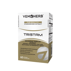 VemoHerb Tristam (Bulgariškos gulsčiosios ragužės ekstraktas) 60 kaps.