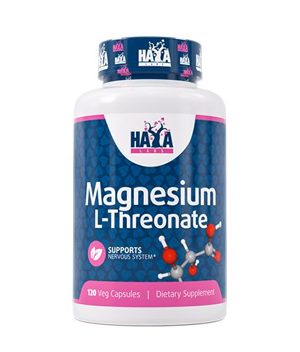 Haya Labs Magnesium L-Threonate 120 kaps.