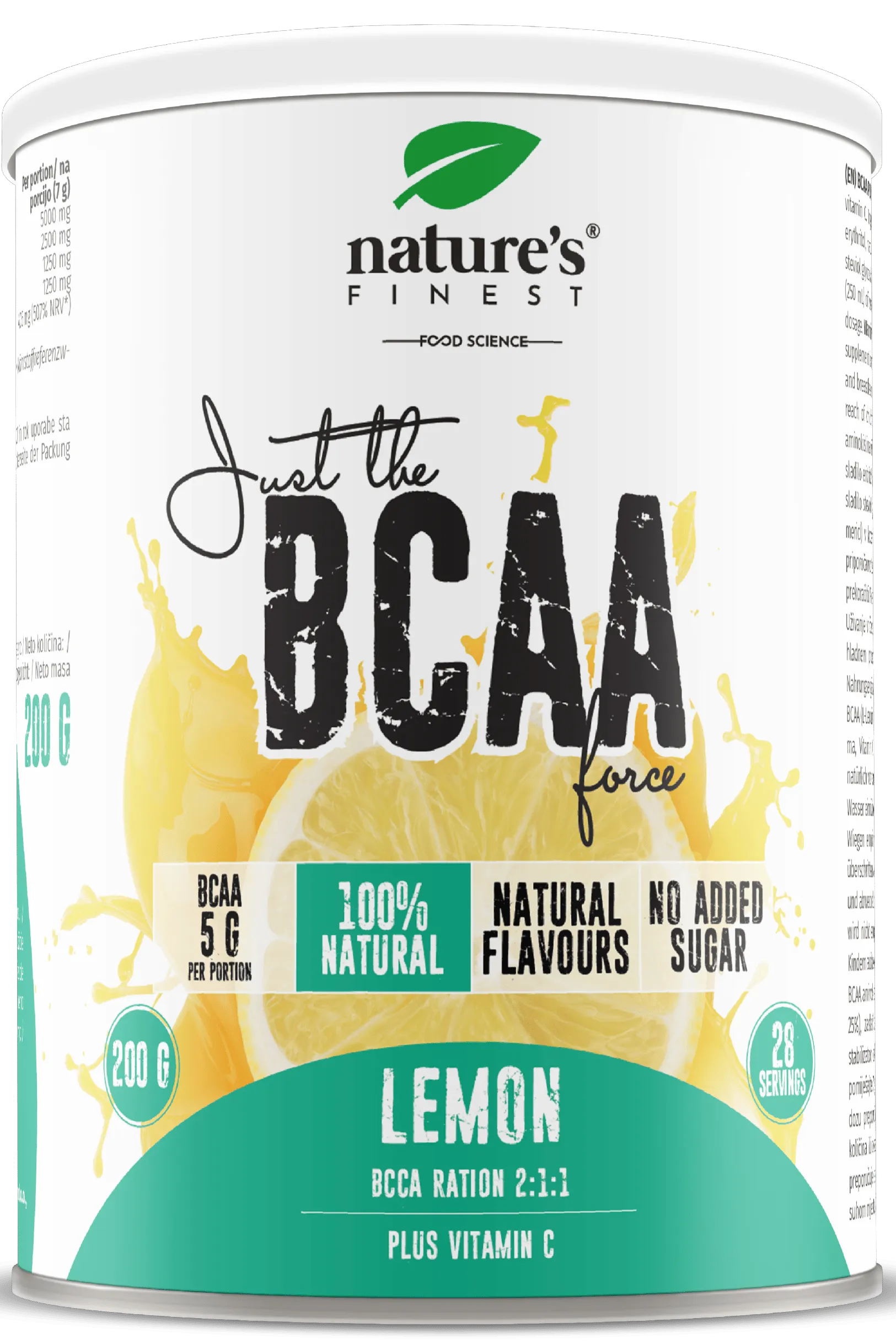 Nature's Finest BCAA amino rūgščių gėrimas 200 g.