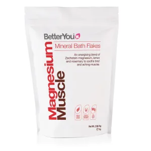 BetterYou Magnesium Muscle Bath Flakes 1000 g.