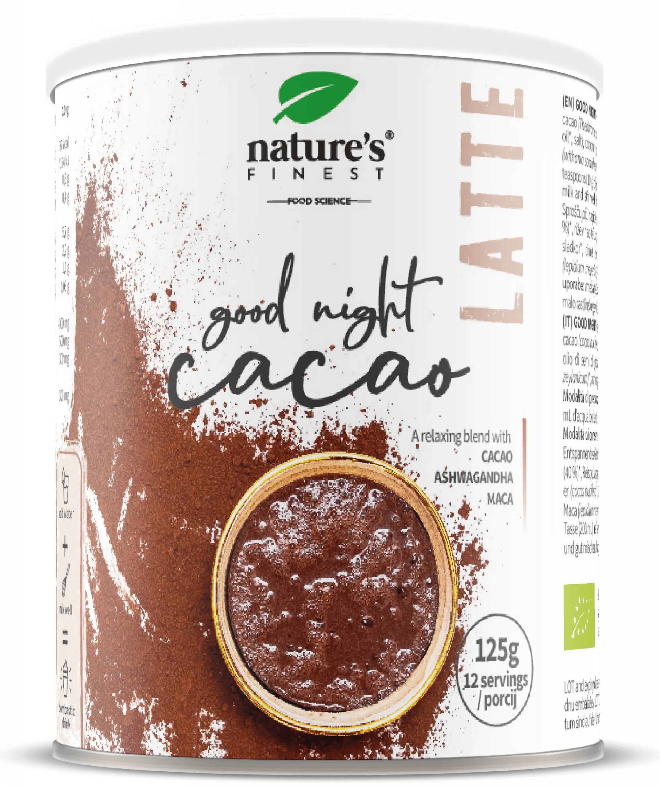 Nature's Finest gėrimo milteliai „Good Night Latte“