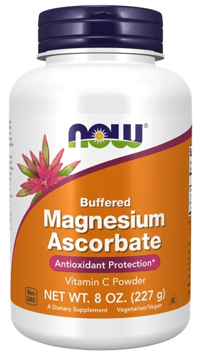 NOW Foods Magnesium Ascorbate Powder 227 g.