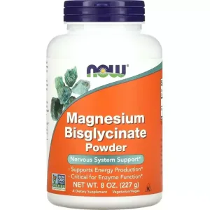 NOW Foods Magnesium Bisglycinate Powder 227 g.
