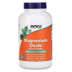 NOW Foods Magnesium Oxide Pure Powder 227 g.