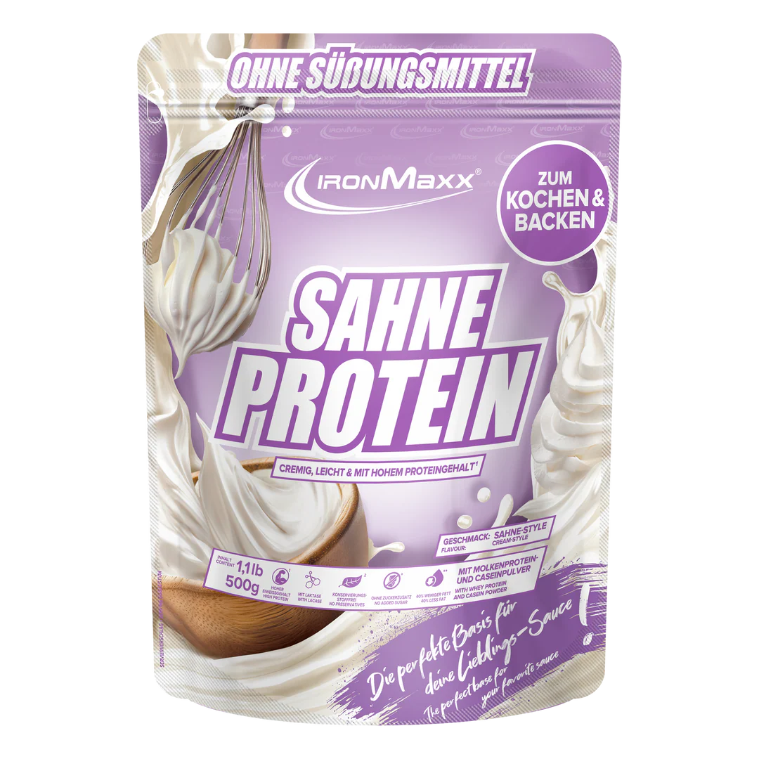 IronMaxx Sahne Protein 500 g.