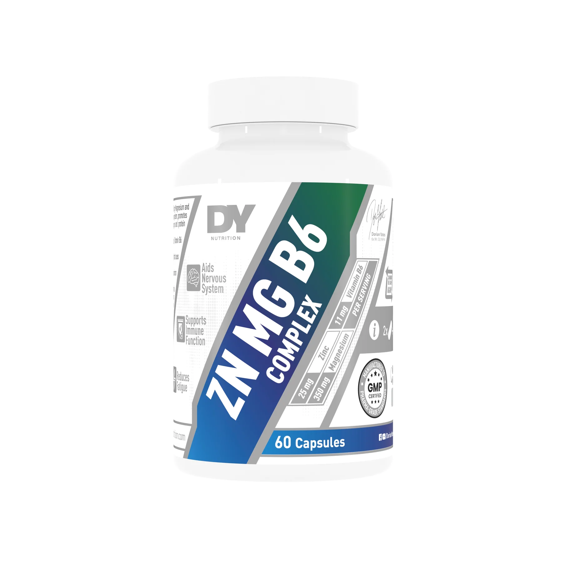 Dorian Yates Nutrition ZN MG B6 Complex 60 kaps.