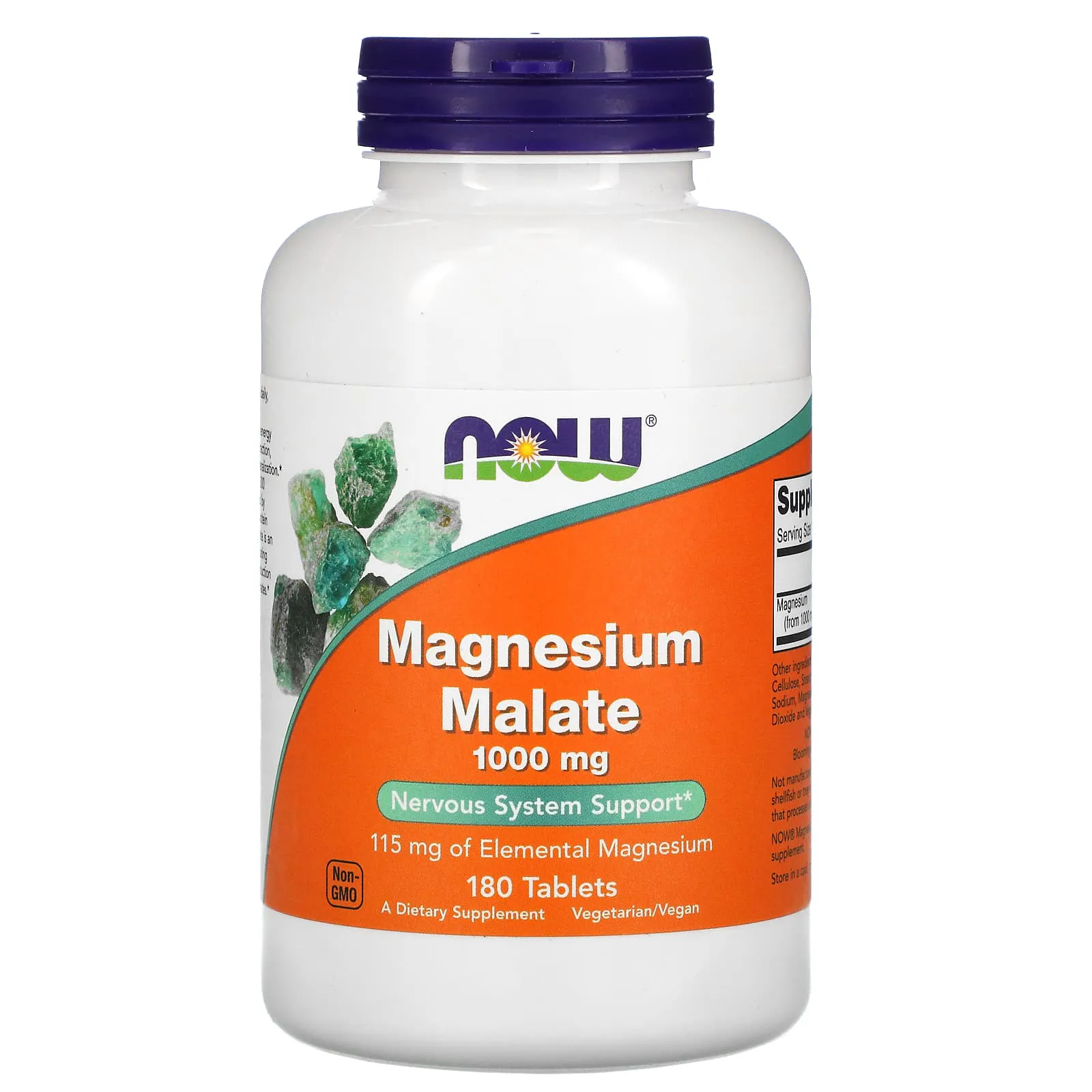 NOW Magnesium Malate 180 tabl.