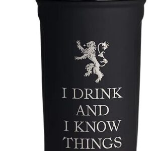 SmartShake Game Of Thrones I Drink And I Know Things Reforce Stainless Steel 900 ml.