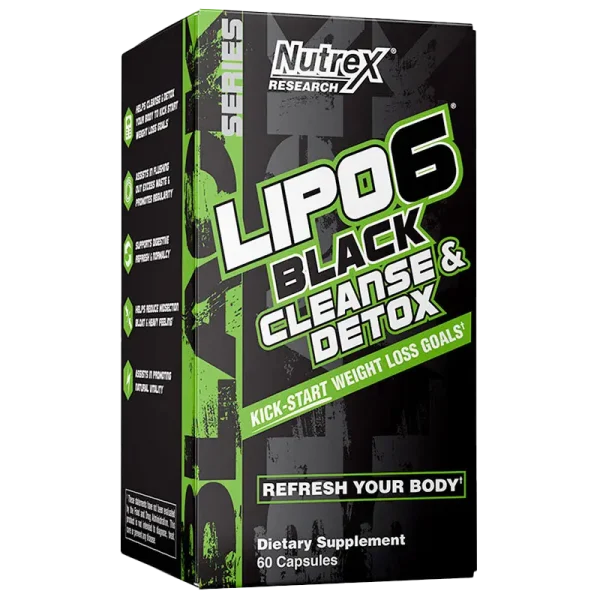 Nutrex Lipo 6 Black Cleanse & Detox 60 kaps.
