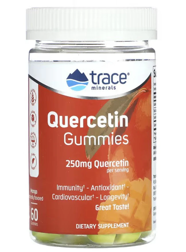 Trace Quercetin Gummies 60 gum. Galioja iki: 2025.12.31