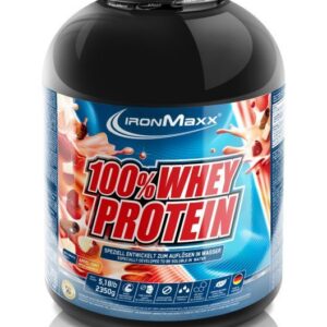 IronMaxx 100% Whey Protein Apple -Cinnamon 2350 g. Galioja iki 2026-01-30