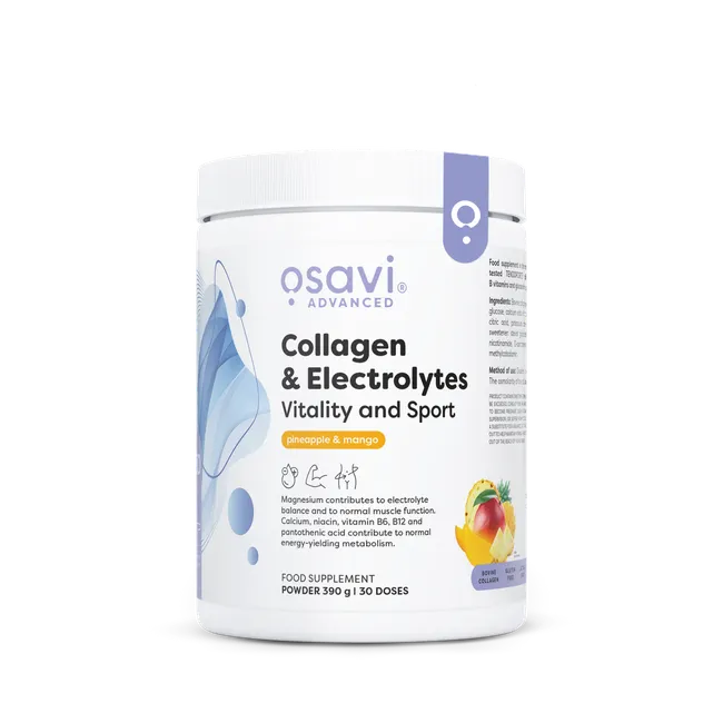 Osavi Collagen & Electrolytes 390 g. - Elektrolitai ir kolagenas