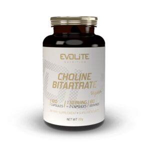 EvoLite Choline Bitartrate 120 kaps. - Cholinas