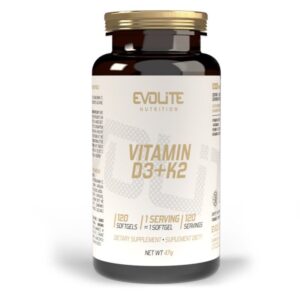EvoLite Vitamin D3+K2 120 kaps.