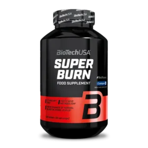 Biotech Super Burn 120 tabl. - Riebalų degintojas be kofeino