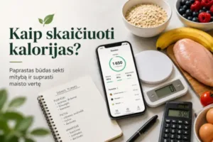 Kaip skaičiuoti kalorjas? Kalorijų skaičiuoklė.