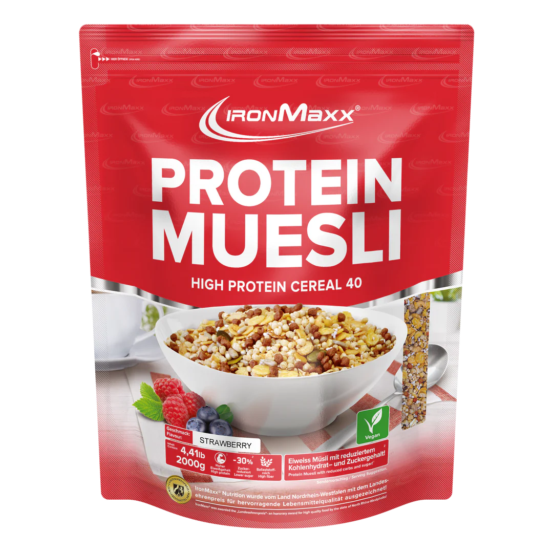 IronMaxx Protein Muesli 2000 g. Geriausias iki 2026-06-30