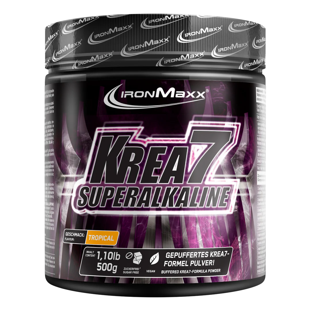 IronMaxx Krea7 Superalkaline 500 g. Kre-alkalinas, kre-alkalyn