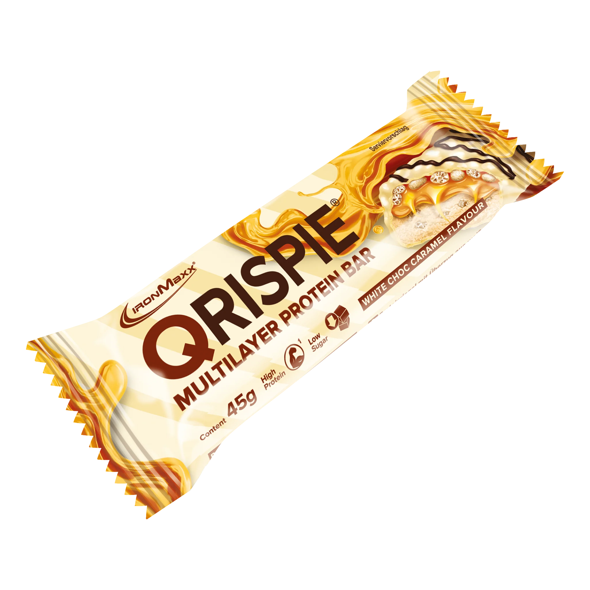 IronMaxx Qrispie Protein Bar 45 g. Geriausias iki 2026-06-30