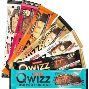 Nutrend Qwizz 35% Protein Bar 60 g. Geriausias 2026-08-19