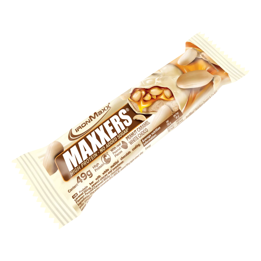 IronMaxx Maxxers High Protein Bar 49 g. Geriausias iki 2026-08-31